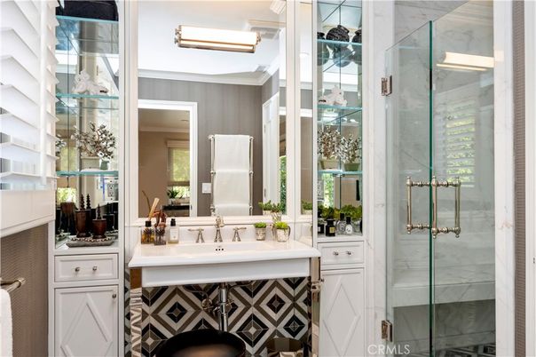 Bathroom, Glass Shower, Interior