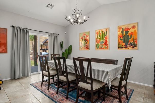 Chandelier, Dining room, Interior