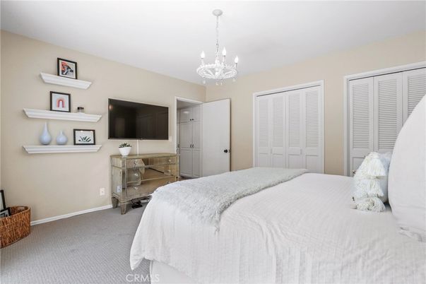 Bedroom, Chandelier, Interior
