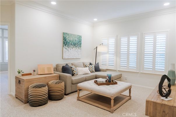 Interior, Living room, Recessed Lighting