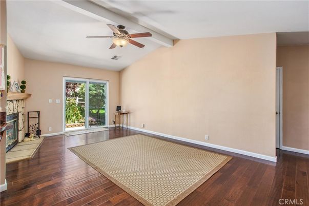 Empty room, Fireplace, Interior, Wood Texture Flooring
