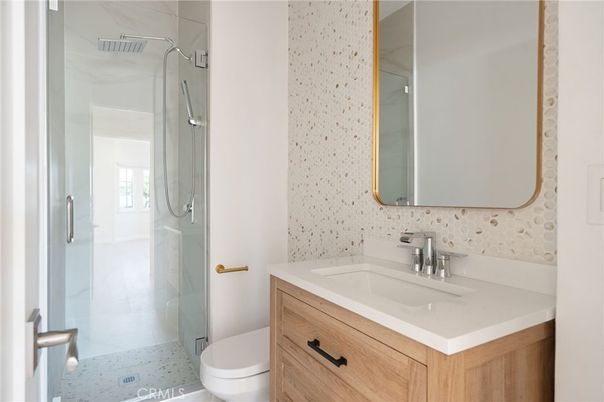 Bathroom, Glass Shower, Interior