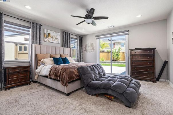 Bedroom, Interior, Recessed Lighting