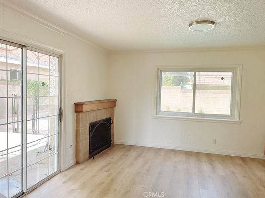 Empty room, Fireplace, Interior, Wood Texture Flooring