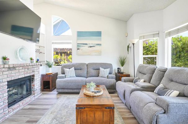 Fireplace, Interior, Living room, Wood Texture Flooring