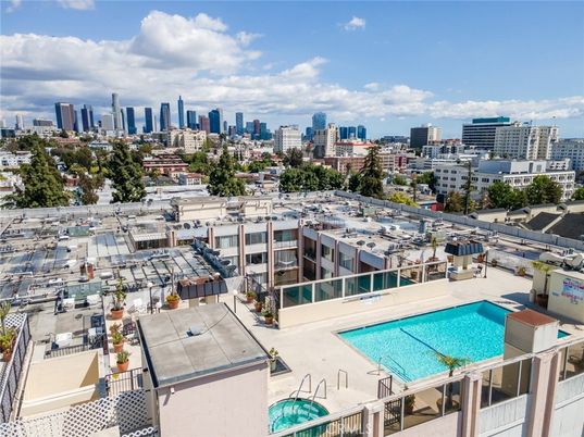 Exterior, Pool, Skyline