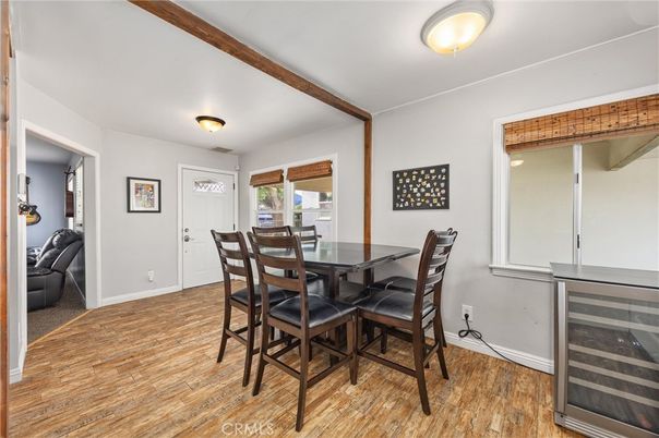Dining room, Interior, Wood Texture Flooring