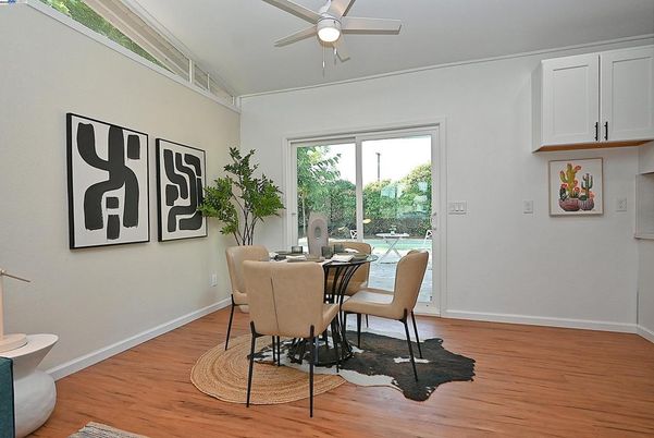 Dining room, Interior, Wood Texture Flooring