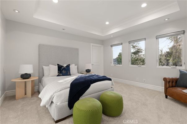 Bedroom, Interior, Recessed Lighting