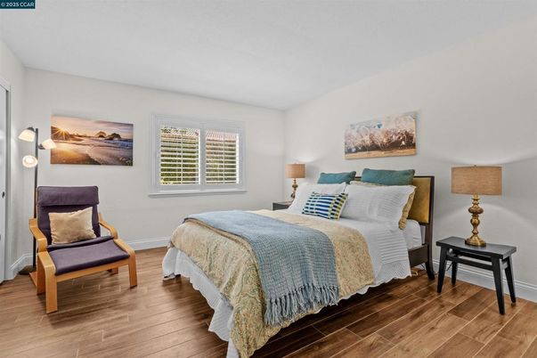 Bedroom, Interior, Wood Texture Flooring