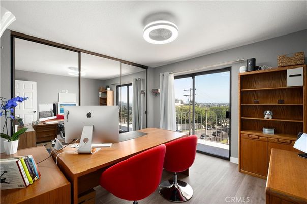 Home Office, Interior, Wood Texture Flooring