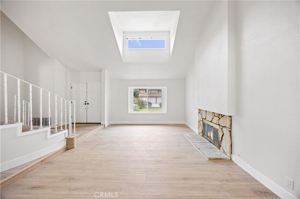 Fireplace, Interior, Wood Texture Flooring