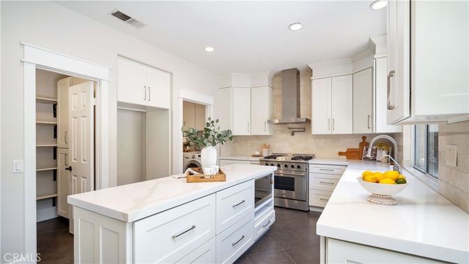 Interior, Kitchen, Recessed Lighting, Stainless Steel Appliances