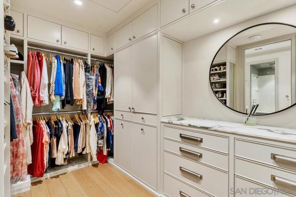 Interior, Recessed Lighting, Walk-in Closets, Wood Texture Flooring