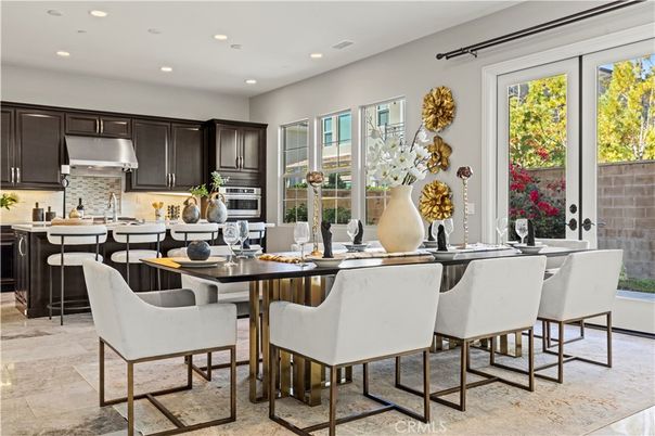 Dining room, Interior, Kitchen, Recessed Lighting, Stainless Steel Appliances