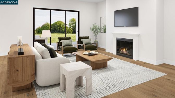 Fireplace, Interior, Living room, Wood Texture Flooring