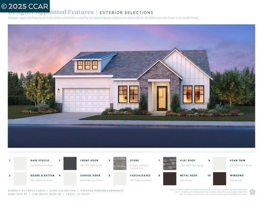 Attached, Exterior, Facade, Farmhouse