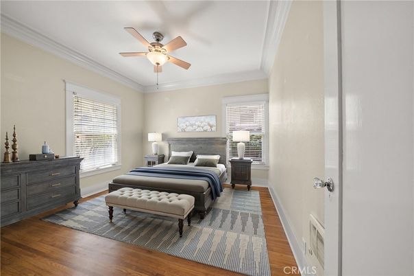 Bedroom, Interior, Wood Texture Flooring