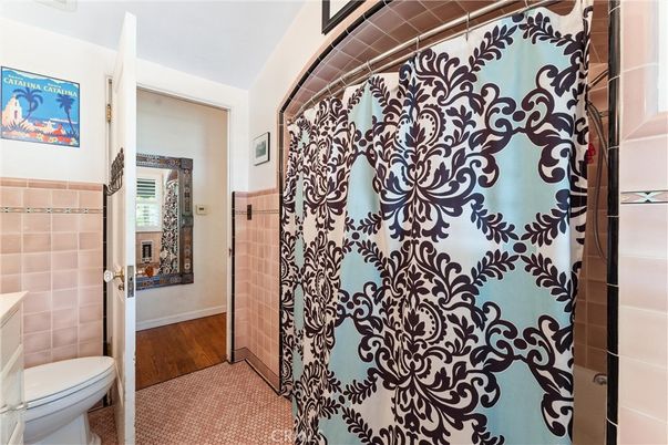 Bathroom, Interior, Wood Texture Flooring