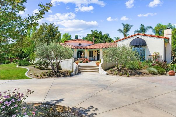 Backyard, Exterior, Facade, Spanish Mediterranean