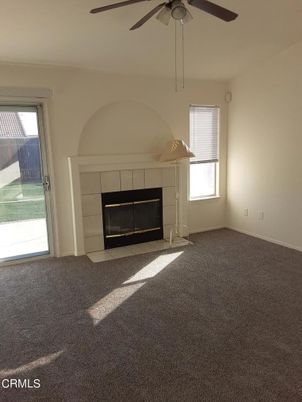 Empty room, Fireplace, Interior