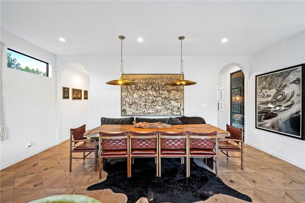 Dining room, Interior, Pendant Lights, Recessed Lighting