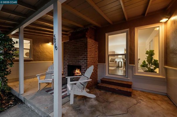 Exterior, Fireplace