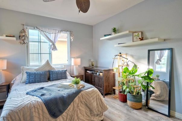 Bedroom, Interior, Wood Texture Flooring
