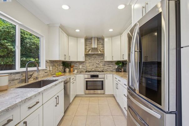 Interior, Kitchen, Recessed Lighting, Stainless Steel Appliances