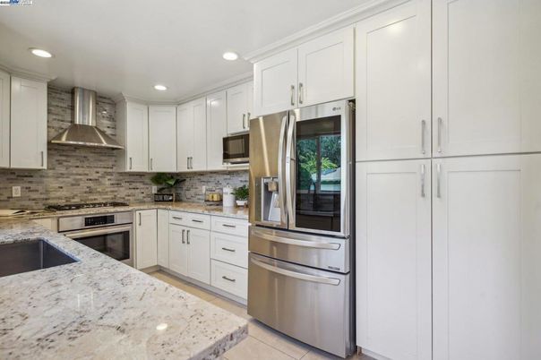 Interior, Kitchen, Recessed Lighting, Stainless Steel Appliances