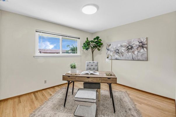 Home Office, Interior, Wood Texture Flooring