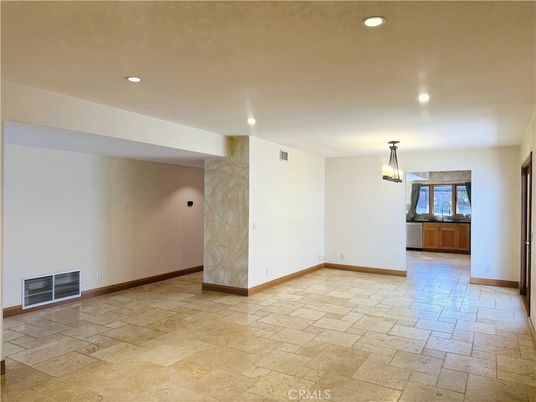 Empty room, Interior, Pendant Lights, Recessed Lighting