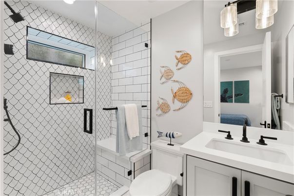 Bathroom, Glass Shower, Interior