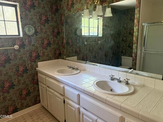 Bathroom, Dual Sink Vanities, Interior, Tile Countertops