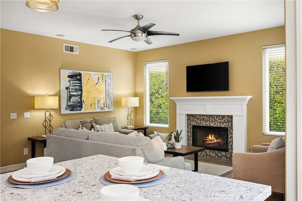 Fireplace, Interior, Living room