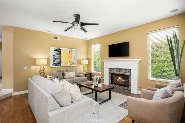 Fireplace, Interior, Living room, Wood Texture Flooring