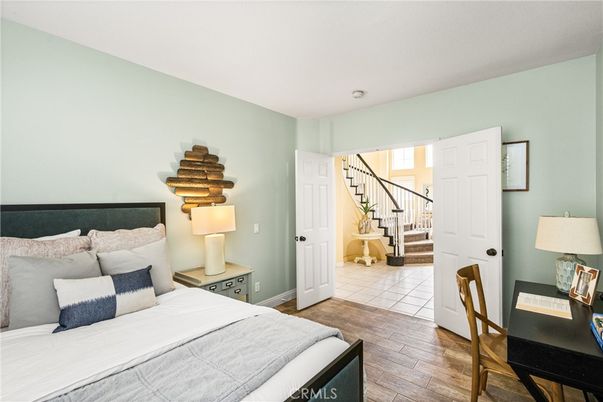 Bedroom, Interior, Wood Texture Flooring