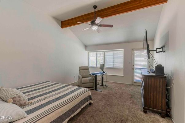 Bedroom, Interior, Wooden Beams