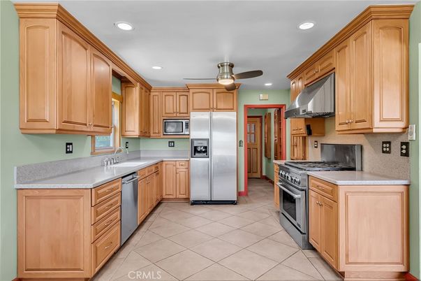 Interior, Kitchen, Recessed Lighting, Stainless Steel Appliances