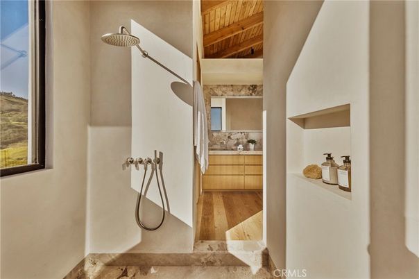 Bathroom, Interior, Wood Texture Flooring