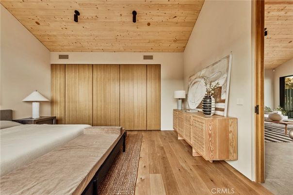Bedroom, Interior, Wooden Ceilings, Wood Texture Flooring