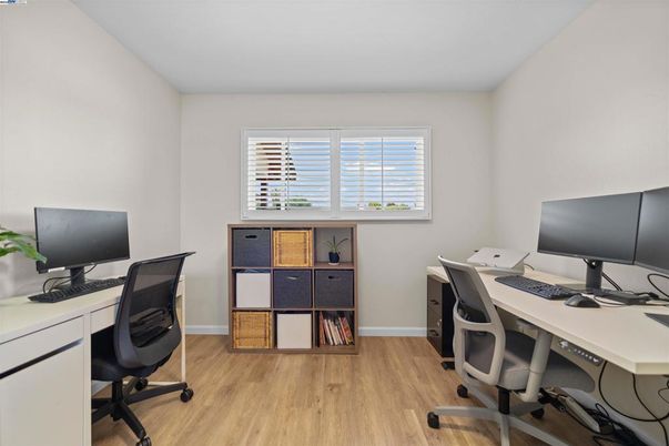 Home Office, Interior, Wood Texture Flooring