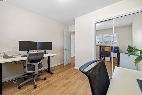 Home Office, Interior, Wood Texture Flooring