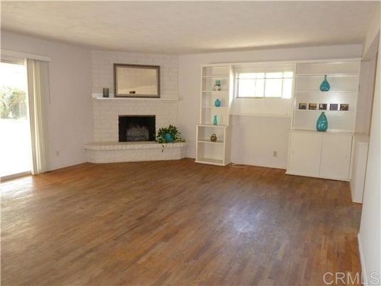 Empty room, Fireplace, Interior, Wood Texture Flooring