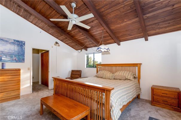 Bedroom, Interior, Pendant Lights, Wooden Beams, Wooden Ceilings