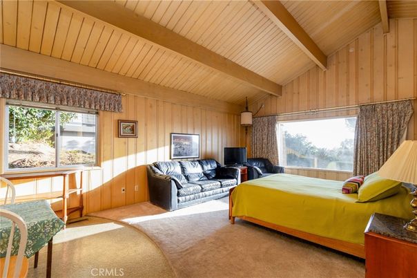 Bedroom, Interior, Wooden Beams, Wooden Ceilings, Wooden Walls