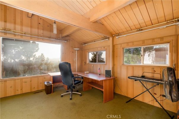 Home Office, Interior, Wooden Beams, Wooden Ceilings, Wooden Walls