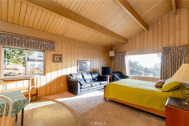 Bedroom, Interior, Wooden Beams, Wooden Ceilings, Wooden Walls