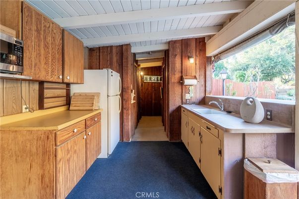 Interior, Kitchen, Wooden Walls