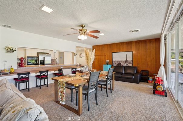 Dining room, Interior, Kitchen, Recessed Lighting
